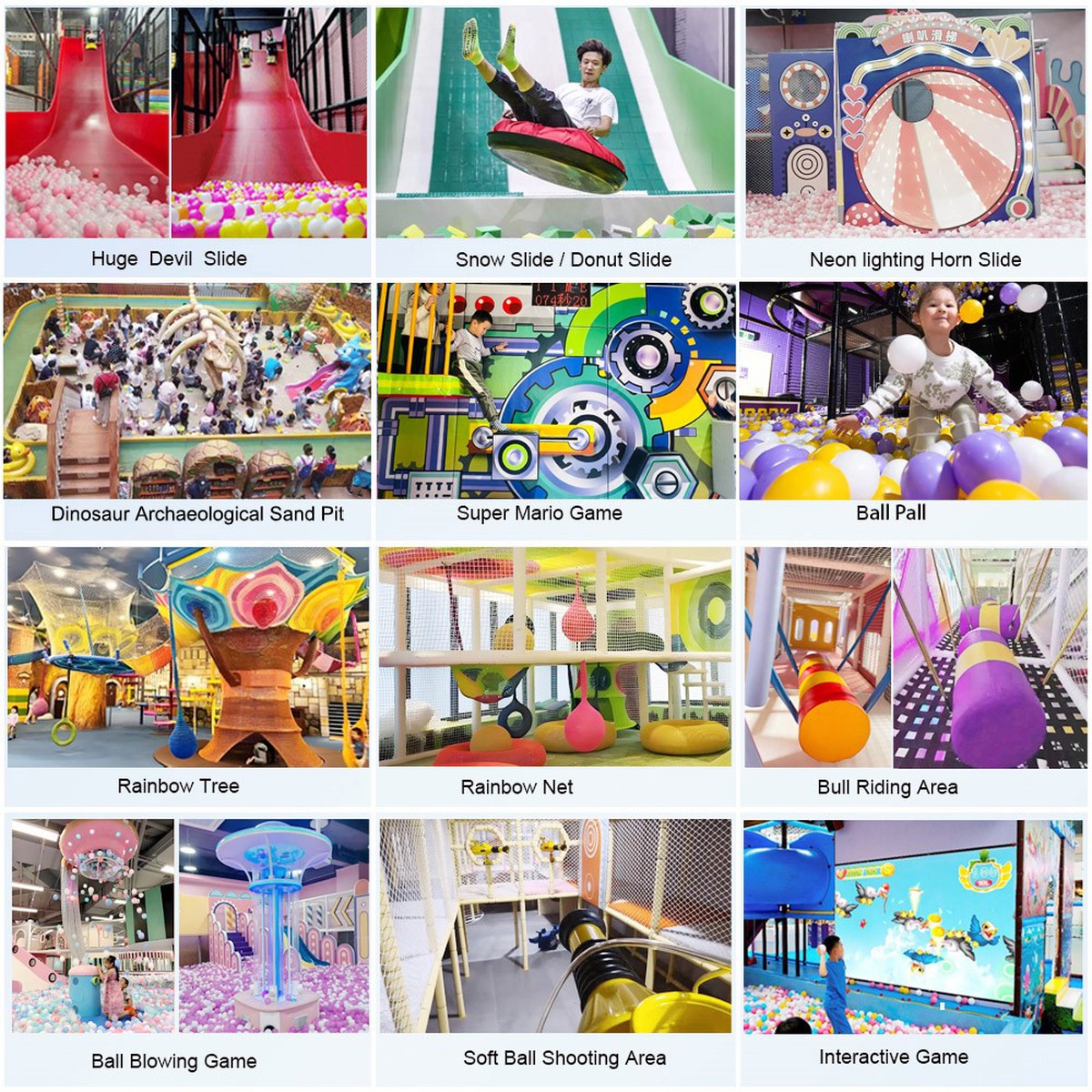 Children play indoor playgorund Children play indoor playgorund